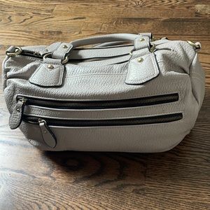 Tannish/Gray handbag - perfect fall/winter bag!